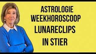 ASTROLOGIE WEEKHOROSCOOP 21 TOT 28 OKTOBER 2023 LUNARECLIPS IN STIER ASTROLOOG IRMA VAN DER WIJK [upl. by Gmur899]