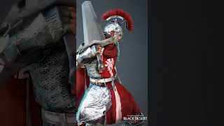 Warrior Class Karcenov Outfit  Black Desert Online Remastered [upl. by Ahsinnod]