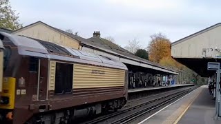 British Pullman Departs Winchester ECS [upl. by Drapehs568]