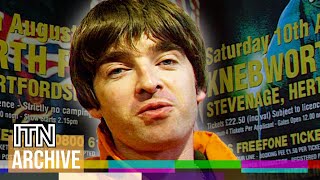 Oasis at Knebworth  Noel Gallagher Exclusive Behind the Scenes Interview 1996 [upl. by Tinor184]