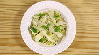 Receta auténticos fusilli al pesto [upl. by Hedges]