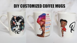 How to make Customized Mugs  DIY MUGS easy [upl. by Medeah]