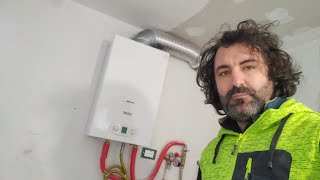 Montaggio Scaldabagno a gas gpl FERROLI Zefiro Eco 14 lmin [upl. by Buskirk]