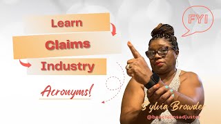 Learn Claims Industry Acronyms [upl. by Rafaellle612]