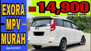 MPV MURAH PROTON EXORA 7 SEATER  EXORA REVIEW [upl. by Blas423]