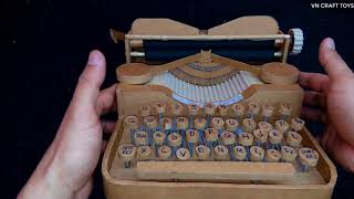 How to make a Typewriter from cardboard [upl. by Sergei]