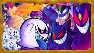 Who Would Canonically Win  King Boo vs Gengar Fight animation [upl. by Leva778]