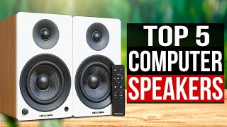 TOP 5 Best Computer Speakers 2023 [upl. by Enelear832]