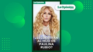 Paulina Rubio señala que Nicolás Vallejo secuestró a su hijo  La Opinión [upl. by Ycam]