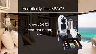 BTRAY SPACE  Hospitality tray  Willkommenstablett  Plateau de courtoisie  Koffie en thee tray [upl. by Miun338]