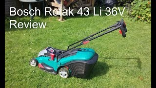 Bosch Rotak 43 Li 36v Review [upl. by Haslett]