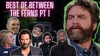 Between Two Ferns Part 1 Reaction Deadpan Humor and Awkward Exchanges with Celebrities [upl. by Lassiter]