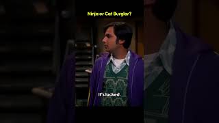 Ninja or Cat Burglar bigbangtheory comedy quirky [upl. by Nahpets]