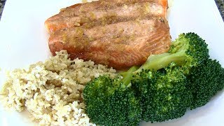 Maple Garlic Salmon Marinated Salmon Recipe [upl. by Eisiam158]