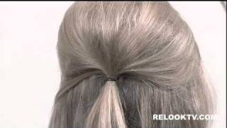 RelookTVcom  HAIR STYLING  Paris Fashion Vintage Beehive [upl. by Trembly]