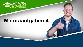 Maturaaufgaben 4  Zentralmatura Mathematik Jänner 2019 16 [upl. by Arodasi]