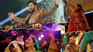 MEHNDI DANCE PERFORMANCES 😍  Areeb Ka Suprise Dance ♥️  Larki Waly Vs Larky Waly 🕺🏻💃🏻 [upl. by Jerroll]