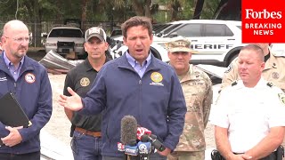 JUST IN Florida Gov Ron DeSantis Gives Update On Response To Hurricane Milton [upl. by Kellyann]