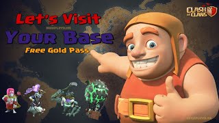 COC Live  Base Visit Clash of Clans [upl. by Maitland]