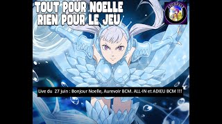 BLACK CLOVER MOBILE  live du 27 juin  Bonjour Noelle Aurevoir BCM [upl. by Hairom4]