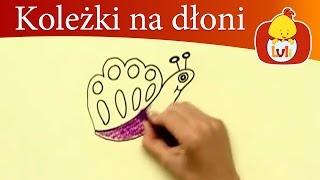 Koleżki na dłoni  Motyl i słoń dla dzieci Luli TV  Videos for babies [upl. by Nitnerb]