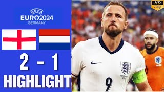 Netherlands vs England 21  All Goals amp Extended Highlights  UEFA Euro Cup 2024  SPORT 88 [upl. by Letram570]