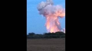 Antares Rocket explodes at NASA Wallops Island [upl. by Corella]