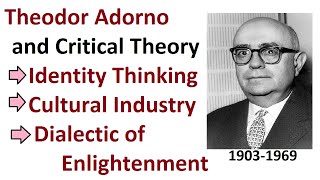 Theodor Adorno CrItical Theory  Culture Industry critical [upl. by Kore399]