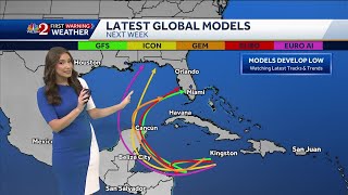 Invest 99L quickly organizing models show potential impacts to Florida next week [upl. by Jacobson367]