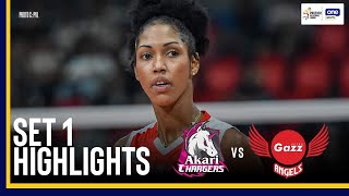 AKARI vs PETRO GAZZ  SET 1 GAME HIGHLIGHTS  2024 PVL REINFORCED CONFERENCE  July 27 2024 [upl. by Lhamaj]