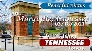 Maryville Tennessee Vacation Destination  Peaceful View of the city streets in spring [upl. by Ramilahs]