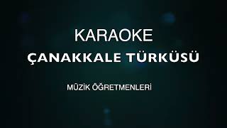 Çanakkale Türküsü Piyano Karaoke [upl. by Siramaj]