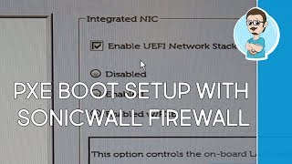 SONICWALL NSA 3600 UEFI PXE SETTINGS [upl. by Leoine]