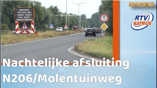 Afsluiting N206 Molentuinweg 20 augustus 2024 [upl. by Aracaj]