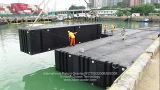 Containerized Pontoon System CPS and Rigid Pontoon Connector RPC [upl. by Aloisia528]