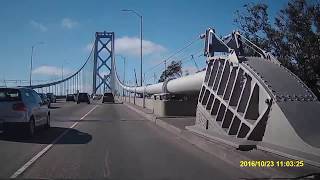 Oakland to San Francisco via Bay Bridge [upl. by Malek634]