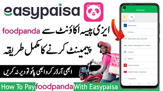 How To Pay Foodpanda Rider id  Easypaisa Se Food panda Rider id Me Payment Kaise Jama Kare 2022 [upl. by Mamoun800]