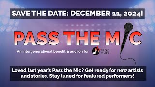 Save the Date for Pass the Mic 2024 [upl. by Kruse237]