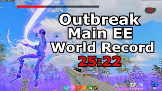 Outbreak Main Easter Egg Speed Run World Record 2522 legion boss [upl. by Htezil]