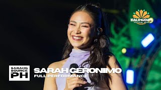 Sarah Geronimo  Kalimudan Festival Full Performance [upl. by Nahshun450]