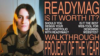 How to make a portfolio website with Readymag ● Project of the Year walkthrough ● Readymag review [upl. by Ivzt]