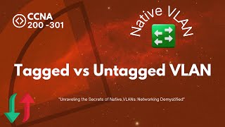 04 What is Native VLAN  Understanding Tagged and Untagged Traffic on Trunk Link [upl. by Ketty]