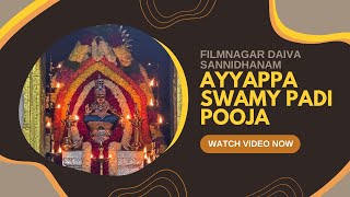 FILMNAGAR Daiva sannidhanam Ayappa swamy maha padi puja Maha Harathi kerala live band [upl. by Yelsek]