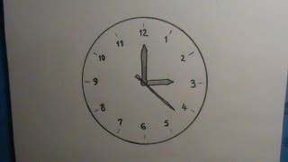 How to Draw a Clock [upl. by Bedwell]