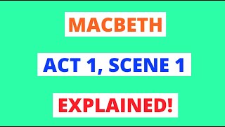 Macbeth Act 1 Scene 1 Language amp Structure Analysis In 60 Seconds  GCSE English Exams Revision [upl. by Evelinn320]