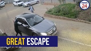 WATCH Gunwielding hijackers outsmarted by fastthinking driver [upl. by Cozza]