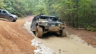 Frontier jeep and humvee at general sams off road park [upl. by Rosana]