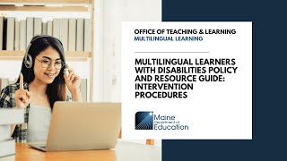 Multilingual Learners with Disabilities Policy and Resource Guide Intervention Procedures [upl. by Assilaj403]