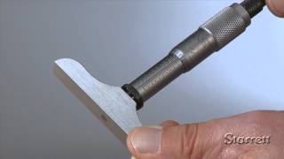 Starrett How to Use a Depth Micrometer [upl. by Kipton]