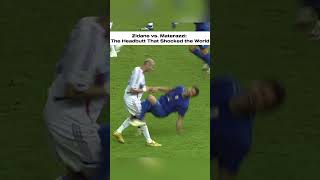 Zidane vs Materazzi The Headbutt That Shocked the Worldsoccerplayer soccerstarzidanematerazzi [upl. by Aihsitan]